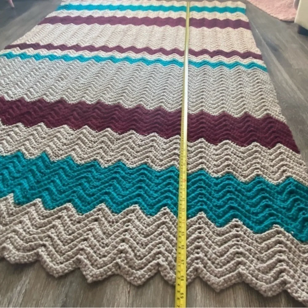 Handmade Afghan Grandma‎ Core Throw Blanket
